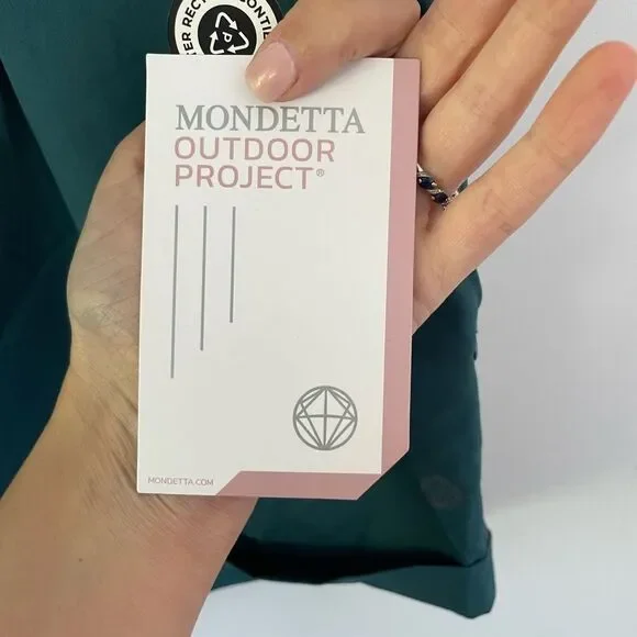 Mondetta Tie Front Short Atlantic Deep green Color Women's Size XL NWT - Picture 6 of 9